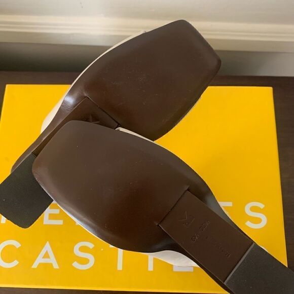 Mercedes Castillo leather upper& lining wedge sandal Brazilialuxe brand size 6,5 - Picture 7 of 15